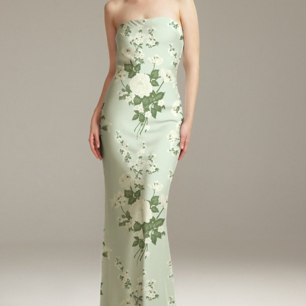 AW FOGBOW DRESS Mottled Moss Green